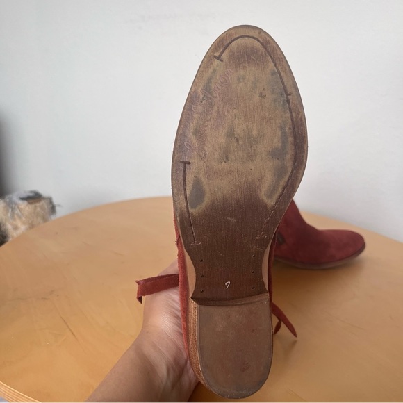 Sam Edelman Packer Ankle Boots Rust Color Women’s Size 7 - Picture 11 of 14